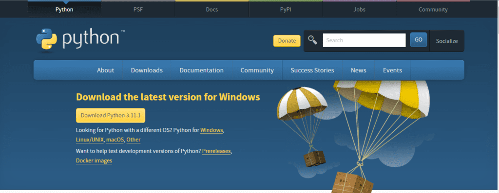 Python Download Page