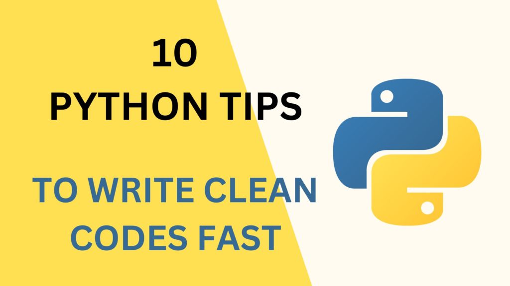 Python tips for beginners