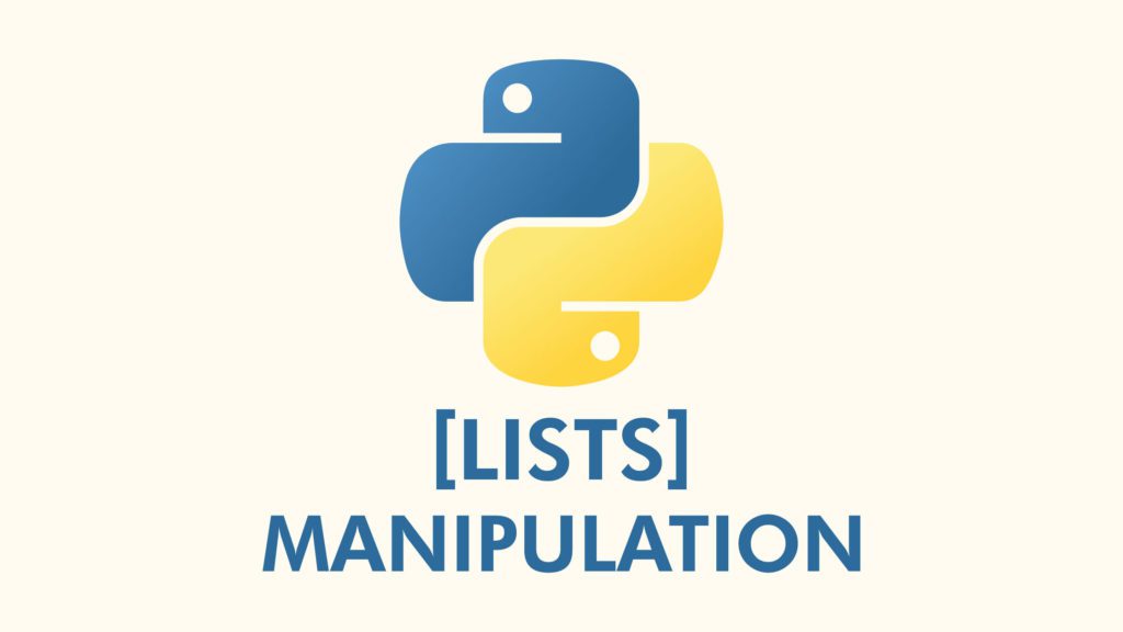python lists manipulation